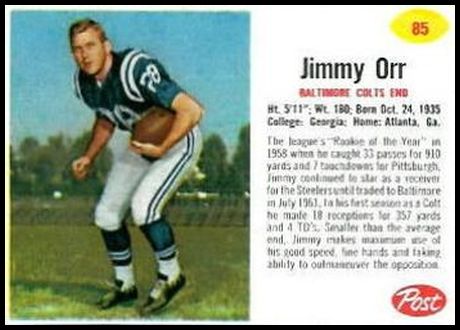 85 Jimmy Orr